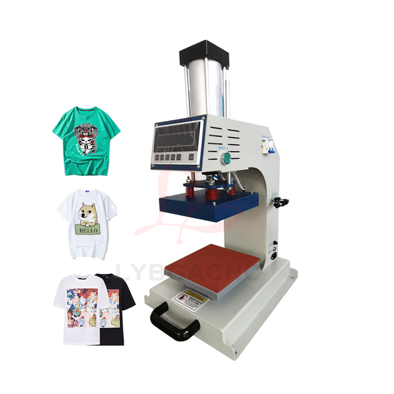 空気圧式ヒートプレス機、Tシャツプリント、ロゴブランディング - Leatherwork Machine のレビューと価格