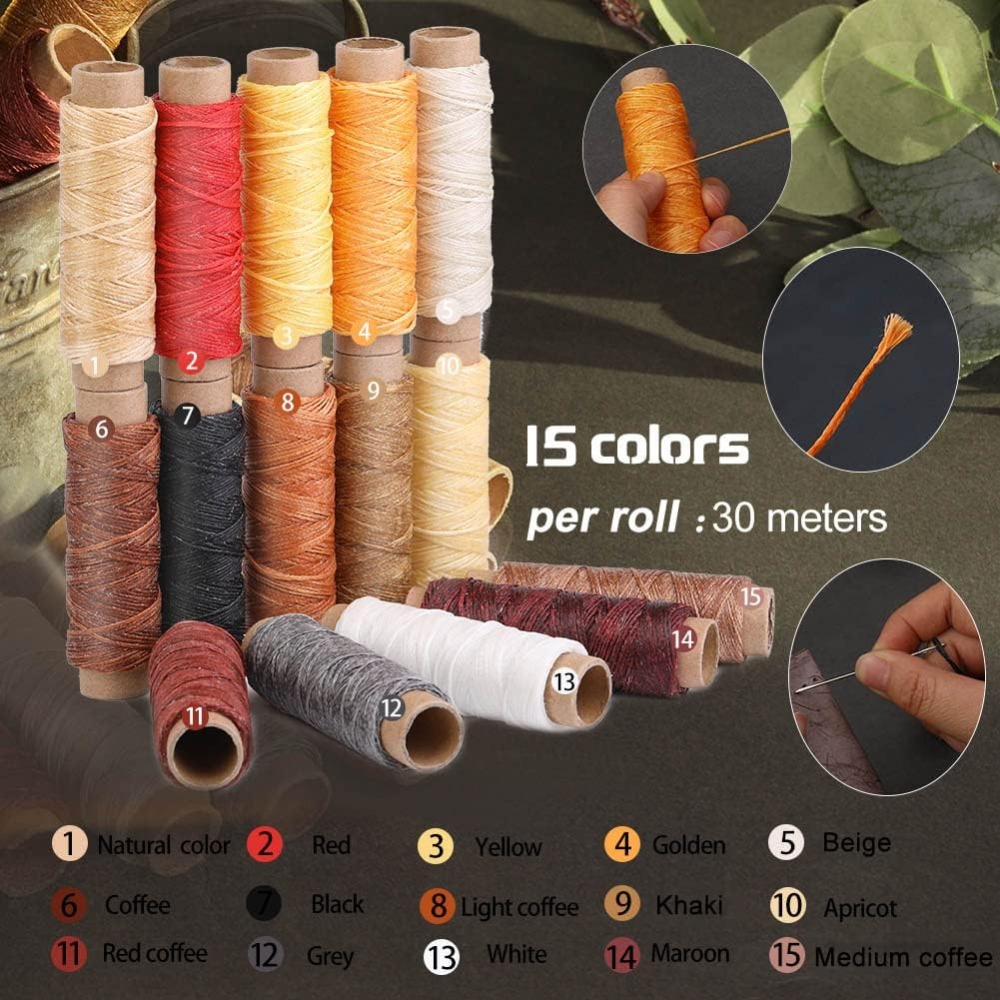 革細工ツール 実用的な革細工キット ワックス加工糸 グルーバ - Groover Stitching Tool のレビューと価格